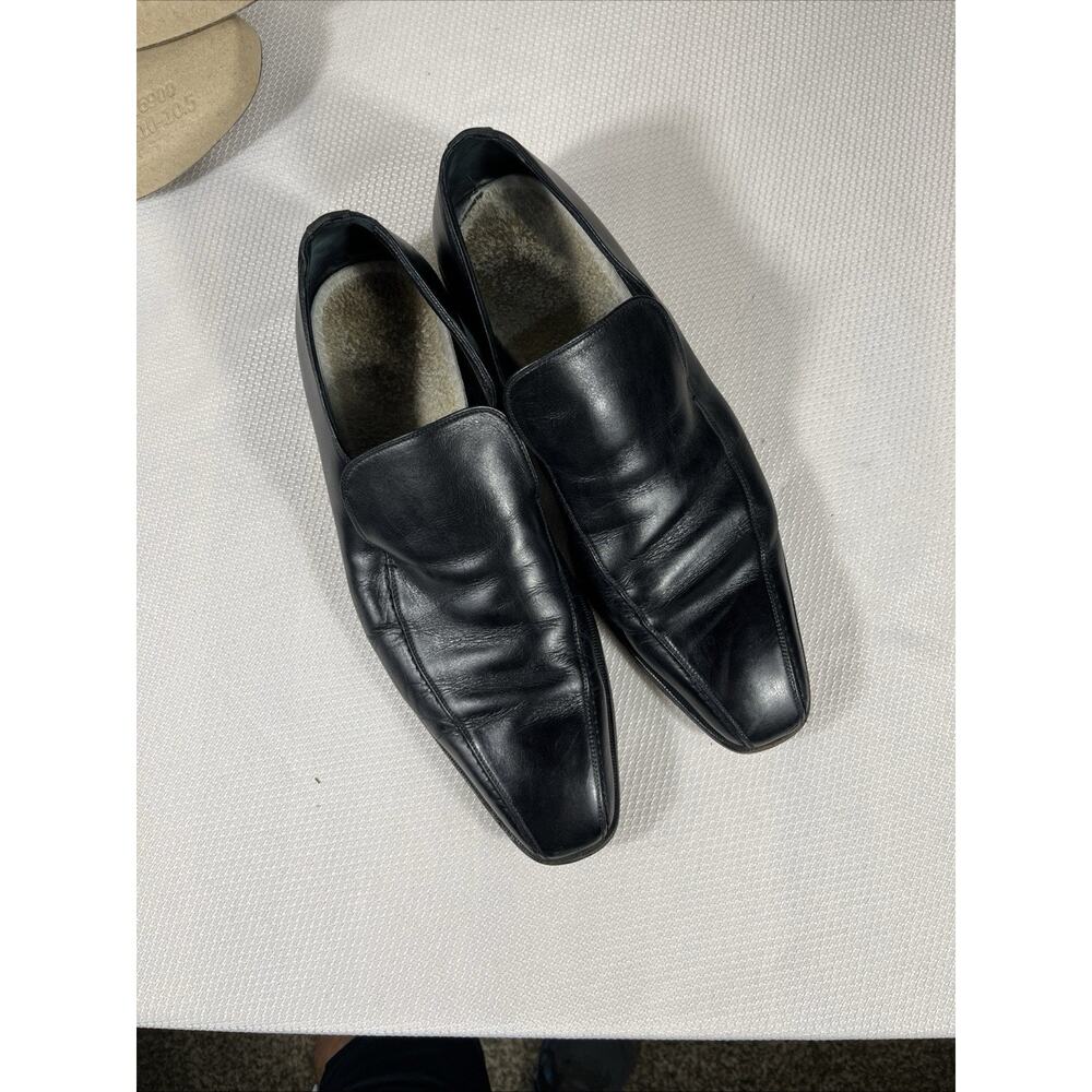 Dolce &‎ Gabbana Men’s Black Leather Slip On Loafers Size 9. - Picture 16 of 16